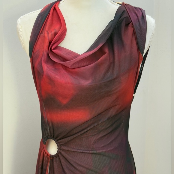 Jaded London Sedona Vixen Red Maxi Dress, size 6 - Picture 4 of 9